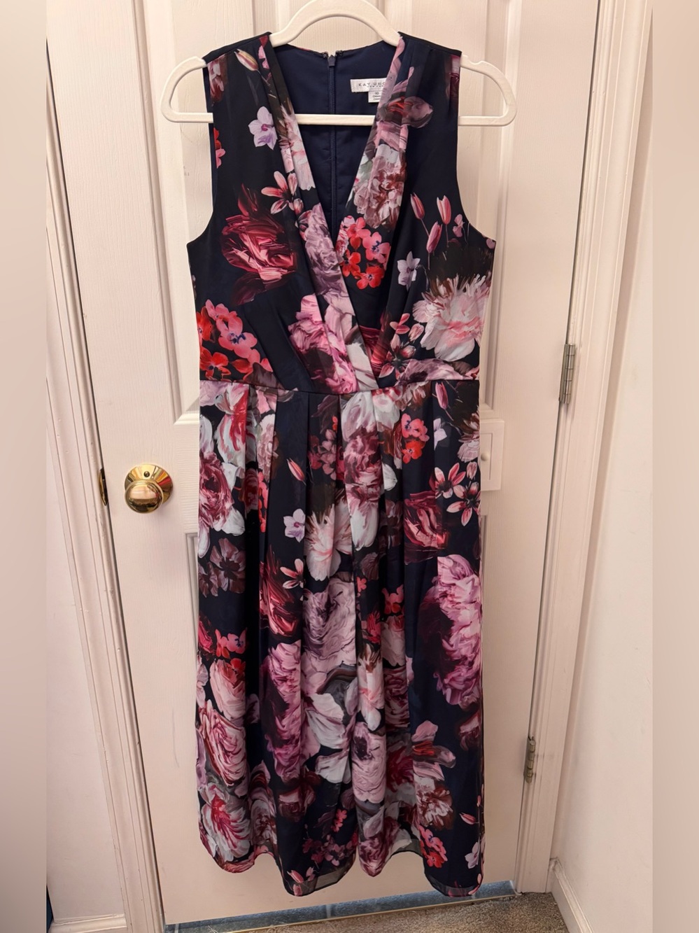 Kay Unger midi length size 10 floral dress
